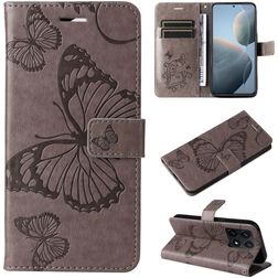 Mobigear Butterfly Xiaomi 14T Plånboksfodral med sedelfack - Grå