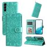 Mobigear Sunflower Samsung Galaxy S23 Funda tipo libro Cartera - Verde