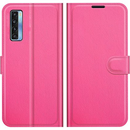 Mobigear Classic TCL 20S Wallet case - Magenta