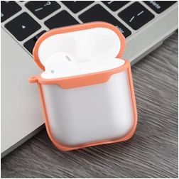 Mobigear Shockproof Funda TPU flexible para Apple AirPods 2 - Naranja