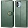 Mobigear Snap Button Xiaomi Redmi A1 4G Funda tipo libro Cartera - Verde