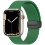 Mobigear Sport Mag Silikon Apple Watch Armband Magnetlås - 49/46/45/44 mm - Grön