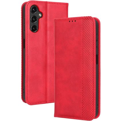 Mobigear Sensation Samsung Galaxy A14 Cover a libro portafoglio - Rosso