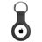 Xccess Keychain Apple AirTag Case Flexible Silicone Keyring - Black