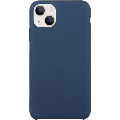 Mobigear Rubber Touch iPhone 15 Plus Silikon Skal - Mörkblå