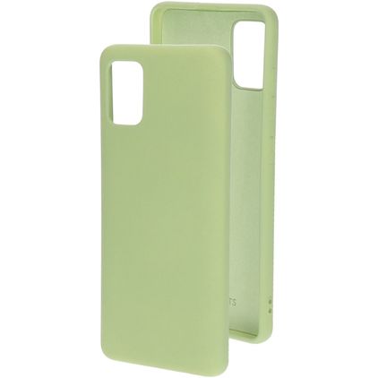 Mobiparts Samsung Galaxy A51 Silikon Skal - Pistache Green