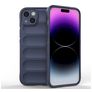 Mobigear Bumpy iPhone 15 Plus TPU flexível Capa traseira - Azul escuro