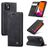 CaseMe 013 iPhone 12 Mini Wallet case - Black