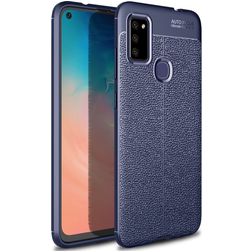 Mobigear Luxury Samsung Galaxy M51 TPU flexible Carcasa - Azul