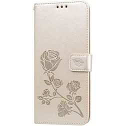 Mobigear Roses Xiaomi Redmi Note 9 Pro Funda tipo libro Cartera - Dorado