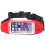 Mobigear Belt Portamóvil para correr Neopreno Funda deportiva Riñonera (max 14 cm x 7 cm) - Rojo