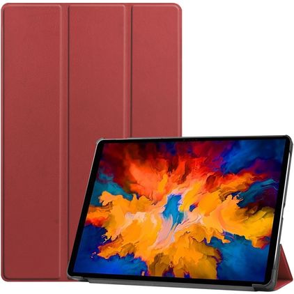 Mobigear Tri-Fold Lenovo Tab P11 Pro Gen 1 Etui z klapką - Czerwony