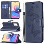 Mobigear Butterfly POCO M3 Pro Wallet case - Blue