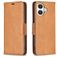 Mobigear Excellent iPhone 17 Wallet case - Cognac