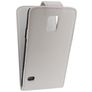 Xccess Flip Case Samsung Galaxy S5 Funda con tapa - Blanco