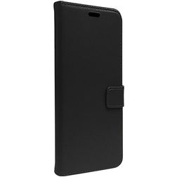 Valenta Gel Skin iPhone 15 Plus Skóra naturalna Etui z klapką typu portfel - Czarny
