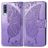 Mobigear Butterfly Samsung Galaxy A70 Plånboksfodral med sedelfack - Lila