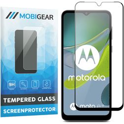 Mobigear Premium Motorola Moto E13 Härdat glas Skärmskydd - Skalvänligt - Svart