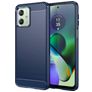 Mobigear Brushed Slim Motorola Moto G54 Flexibilní TPU Zadní kryt - Modrá