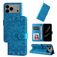 Mobigear Sunflower iPhone 18 Pro Max Funda tipo libro Cartera - Azul