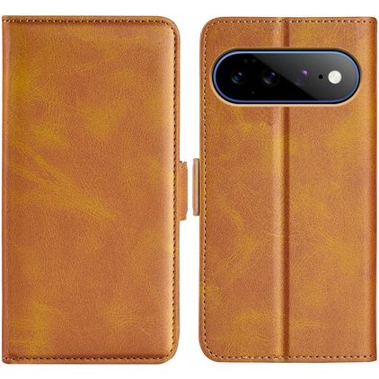 Mobigear Slim Magnet Google Pixel 11 Pro XL Cover a libro portafoglio - Cognac