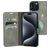 Mobiparts Classic Wallet iPhone 15 Pro Max Wallet case - Granite Grey