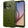 Mobigear Rugged Shield Samsung Galaxy A21 TPU flexível Capa traseira Antichoque - Verde