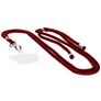 Mobiparts Phonecord Cordón para móvil universal ajustable - Plum Red
