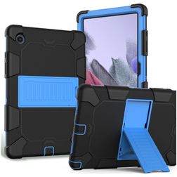 Mobigear ShieldStand Samsung Galaxy Tab A8 10.5 (2021) Case Plastic / Silicone Back cover + Stand - Black / Blue