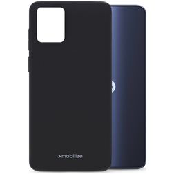 Mobilize Rubber Gelly Motorola Moto G54 Flexibel TPU Skal - Matt Black