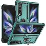 Mobigear Armor Ring Samsung Galaxy Z Fold 4 Funda Plástico rígido Carcasa Antigolpes con anillo - Verde