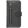 Mobigear Zipper Samsung Galaxy S20 Plus Funda tipo libro Cartera - Negro