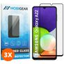 Mobigear Premium Samsung Galaxy A22 4G Vidro temperado Película de ecrã - Compatível com capas - Preto (Pack de 3)
