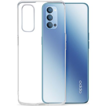 Mobilize Gelly Transparente OPPO Reno 4 5G TPU flexível Capa traseira - Transparente