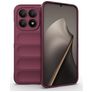 Mobigear Bumpy Xiaomi 15T TPU flexible Carcasa - Wine Red