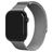 Mobilize RVS Milanorem Apple Watch Urrem Magnetlås - 49/46/45/44 mm - Sølv