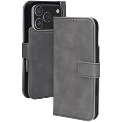 Mobiparts Classic Wallet iPhone 17 Pro MagSafe Funda tipo libro - Granite Grey
