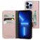 Mobiparts Classic Wallet iPhone 13 Pro Etui z klapką typu portfel - Różowy