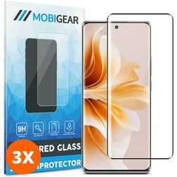 Mobigear Premium OPPO Reno 12 Glas Skærmbeskytter - Case Friendly (3-pak)