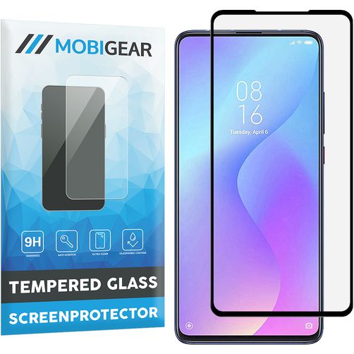 Mobigear Premium Xiaomi Mi 9T Pro Tempered Glass Screen Protector - Case Friendly - Black