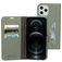 Mobiparts Classic Wallet iPhone 12 Pro Max Plånboksfodral med sedelfack - Stone Green