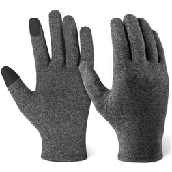 Dotykové rukavice Mobigear Sport Textil - L - Šedá