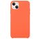 Mobigear Rubber Touch iPhone 15 Silicona Carcasa - Naranja