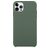 Mobigear Rubber Touch iPhone 15 Pro Silikone Bagsidecover - Grøn