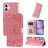 Mobigear Sunflower iPhone 17 Plånboksfodral med sedelfack - Rosa