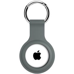 Xccess Keychain Funda Silicona flexible Llavero para Apple AirTag - Ash