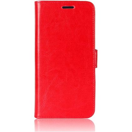 Mobigear Wallet Samsung Galaxy S10 Plus Pungetui med Seddelrum - Rød