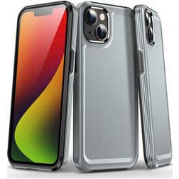 Mobigear Slim Armor iPhone 15 Plus Hardcase Back cover Antiurto - Grigio