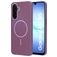 Mobiparts Slim Line Samsung Galaxy A17 MagSafe Hardcase Back cover - Imperial Purple