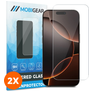Mobigear iPhone 17 Pro Max Vidro temperado Película de ecrã - Compatível com capas (Pack de 2)